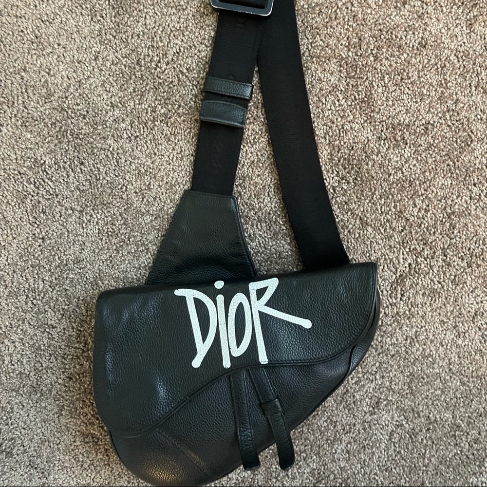 Mens dior and Shawn saddle bag